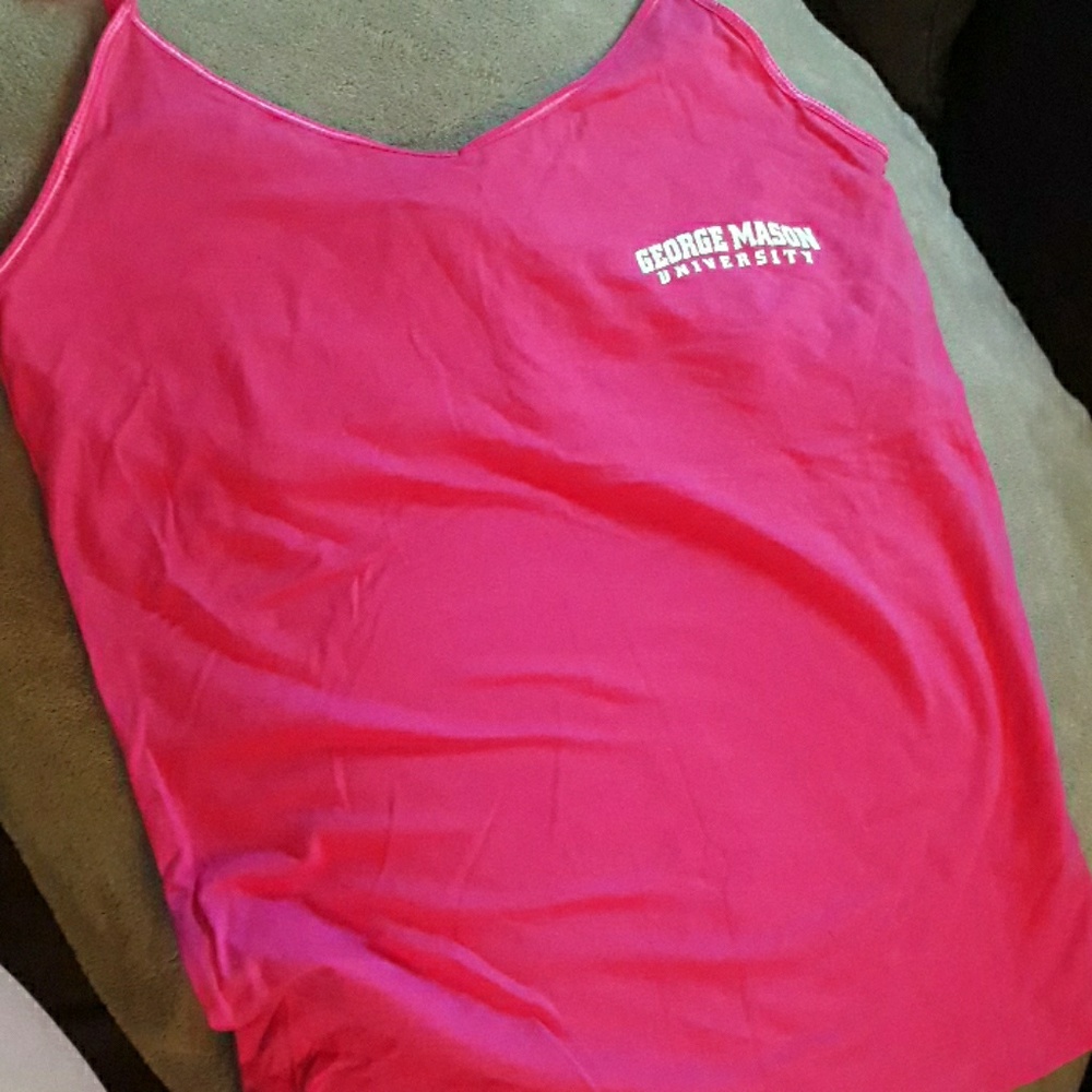 GMU pink tank top